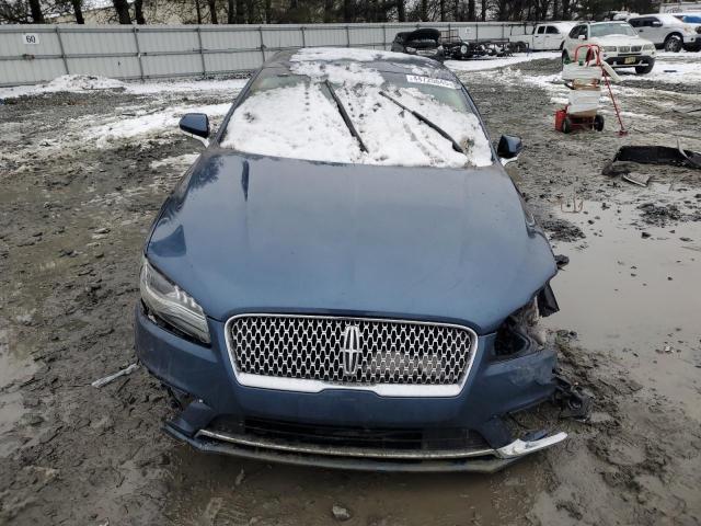3LN6L5B99KR605496 - 2019 LINCOLN MKZ BLUE photo 5