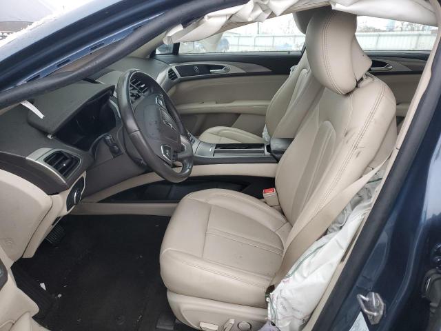 3LN6L5B99KR605496 - 2019 LINCOLN MKZ BLUE photo 7