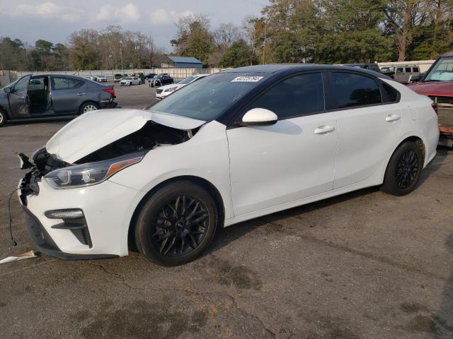 3KPF24AD1LE201592 - 2020 KIA FORTE FE WHITE photo 1