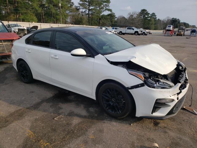 3KPF24AD1LE201592 - 2020 KIA FORTE FE WHITE photo 4