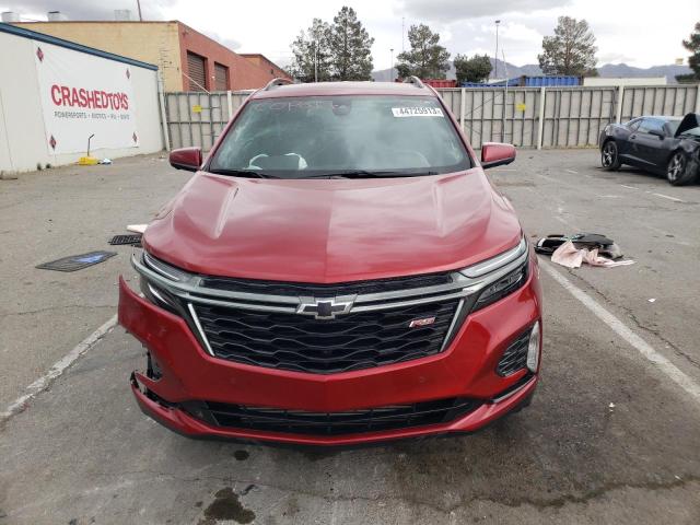 3GNAXWEV7NS122126 - 2022 CHEVROLET EQUINOX RS RED photo 5