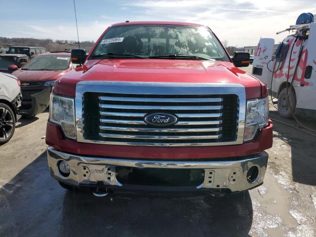 1FTFW1ET3CKD95740 - 2012 FORD F150 SUPERCREW RED photo 5