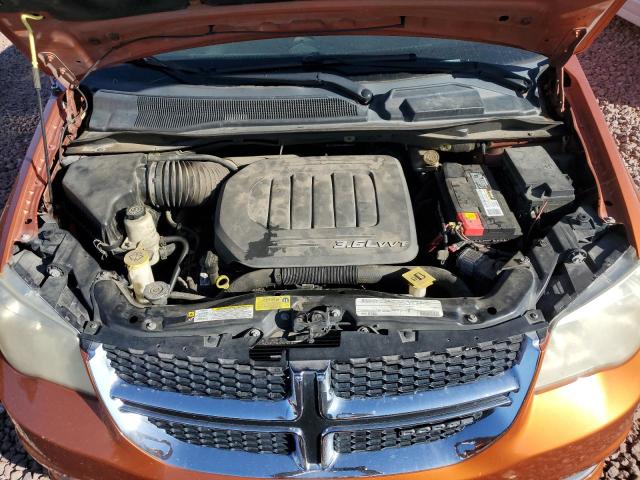 2D4RN3DG7BR667533 - 2011 DODGE GRAND CARA MAINSTREET ORANGE photo 12