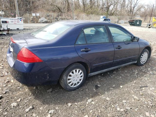 1HGCM56136A066187 - 2006 HONDA ACCORD VALUE BLUE photo 3