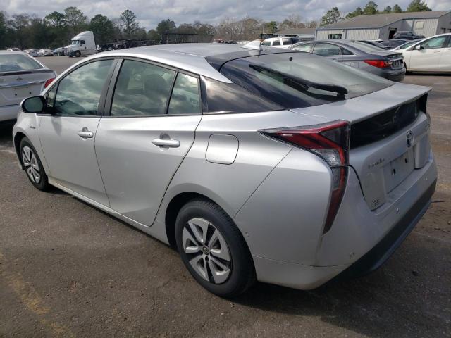 JTDKARFU6J3063933 - 2018 TOYOTA PRIUS SILVER photo 2