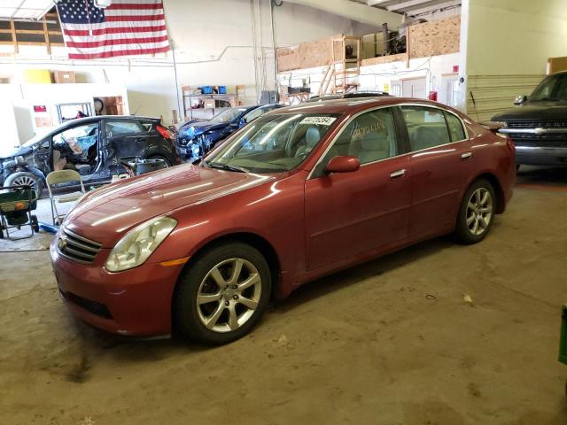 JNKCV51F56M613312 - 2006 INFINITI G35 MAROON photo 1