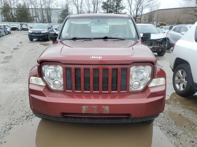 1J8GN28K48W143438 - 2008 JEEP LIBERTY SPORT RED photo 5