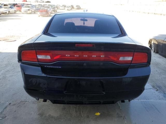 2C3CDXAG3EH188266 - 2014 DODGE CHARGER POLICE BLACK photo 6