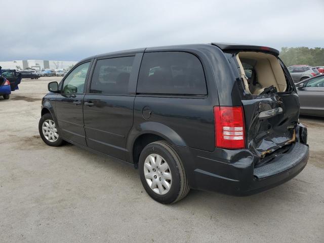 2A8HR44H48R603611 - 2008 CHRYSLER TOWN & COU LX BLACK photo 2