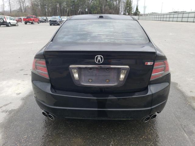 19UUA76508A034702 - 2008 ACURA TL TYPE S BLACK photo 6