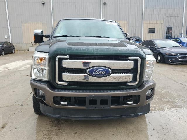 1FT7W2BT3FEC44379 - 2015 FORD F250 SUPER DUTY GREEN photo 5