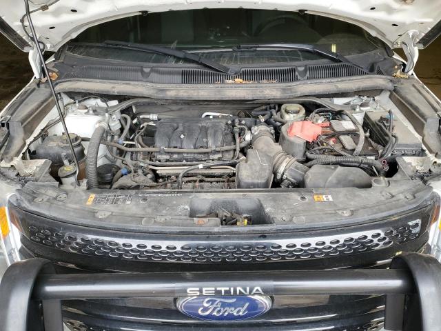1FM5K8AR0EGC49646 - 2014 FORD EXPLORER POLICE INTERCEPTOR Սպիտակ լուսանկար 11