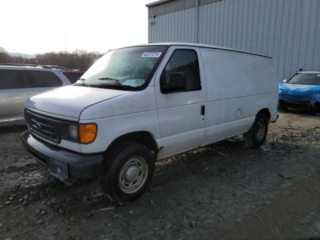 1FTRE14W35HA46816 - 2005 FORD ECONOLINE E150 VAN WHITE photo 1