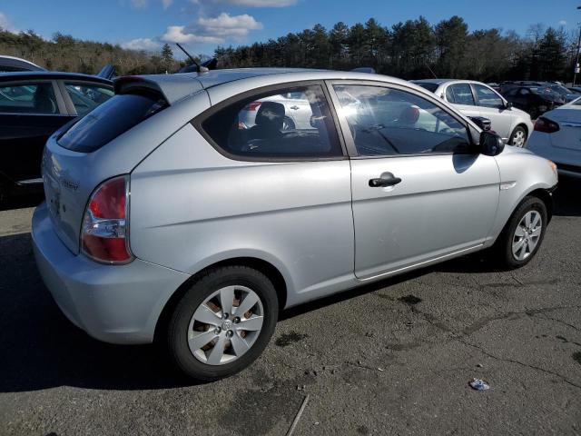 KMHCM3AC4BU207204 - 2011 HYUNDAI ACCENT GL SILVER photo 3