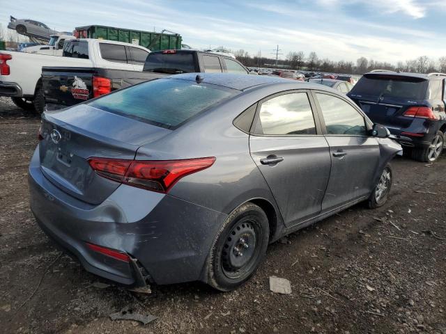 3KPC24A38KE088054 - 2019 HYUNDAI ACCENT SE GRAY photo 3