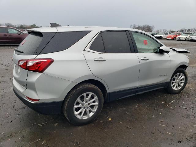 3GNAXJEVXJL375450 - 2018 CHEVROLET EQUINOX LT SILVER photo 3