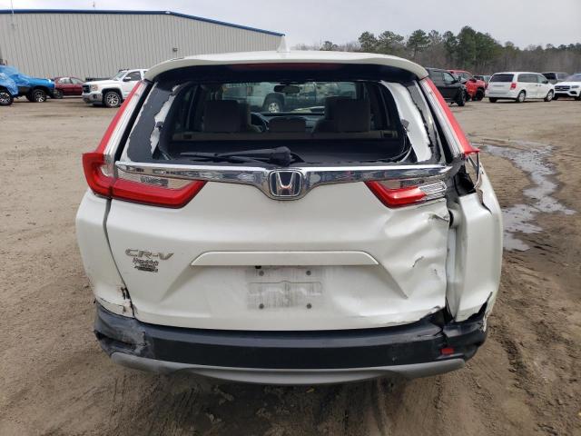 2HKRW1H50HH502596 - 2017 HONDA CR-V EX WHITE photo 6