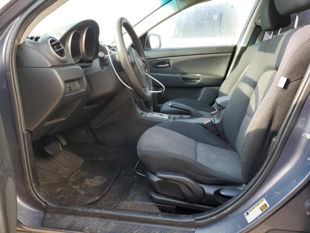 JM1BK32G881804714 - 2008 MAZDA 3 I GRAY photo 7