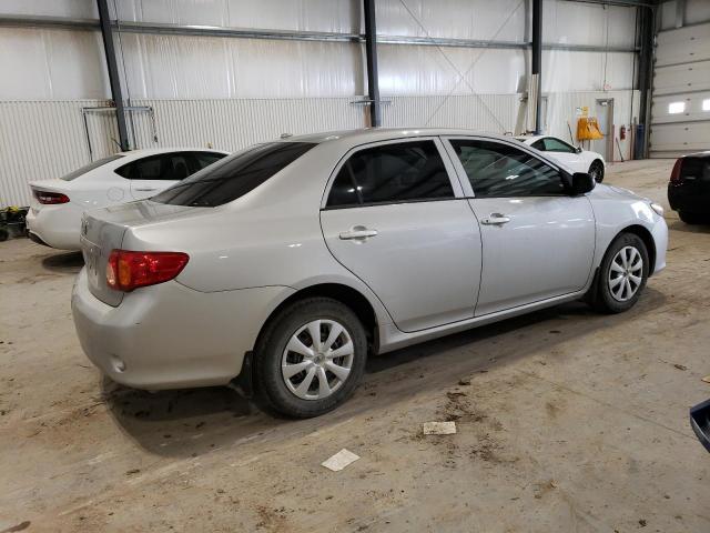 1NXBU4EE9AZ170114 - 2010 TOYOTA COROLLA BASE SILVER photo 3