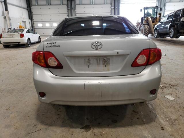1NXBU4EE9AZ170114 - 2010 TOYOTA COROLLA BASE SILVER photo 6