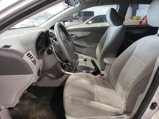 1NXBU4EE9AZ170114 - 2010 TOYOTA COROLLA BASE SILVER photo 7