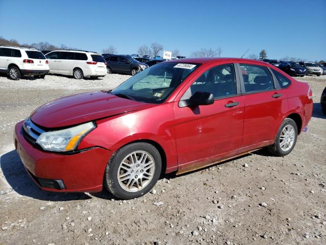 1FAHP3FN2AW145886 - 2010 FORD FOCUS SE RED photo 1