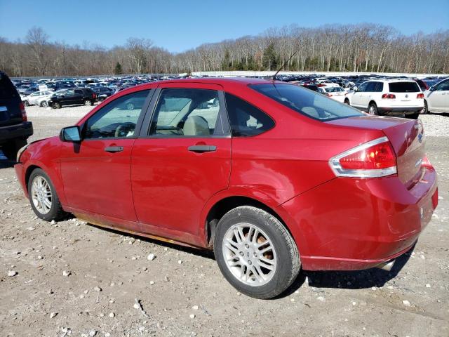 1FAHP3FN2AW145886 - 2010 FORD FOCUS SE RED photo 2