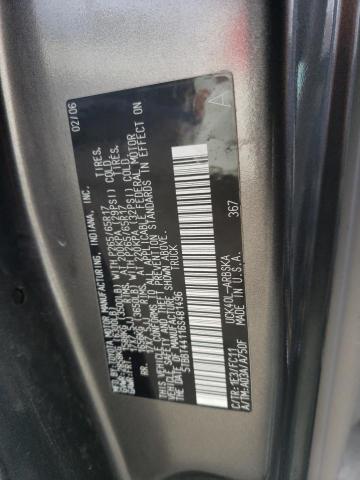 5TBBT44116S481496 - 2006 TOYOTA TUNDRA ACCESS CAB SR5 GRAY photo 12