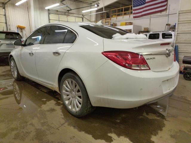 2G4GS5EK0C9195510 - 2012 BUICK REGAL PREMIUM WHITE photo 2