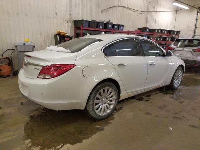 2G4GS5EK0C9195510 - 2012 BUICK REGAL PREMIUM WHITE photo 3