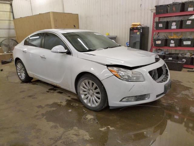 2G4GS5EK0C9195510 - 2012 BUICK REGAL PREMIUM WHITE photo 4