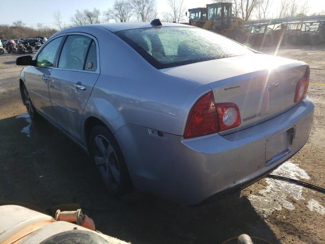 1G1ZC5E08CF291779 - 2012 CHEVROLET MALIBU 1LT SILVER photo 2