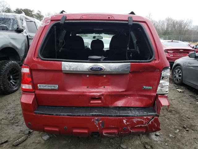 1FMCU9EG4BKB57965 - 2011 FORD ESCAPE LIMITED RED photo 6