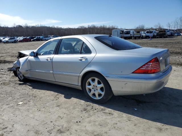 WDBNG84J53A352023 - 2003 MERCEDES-BENZ S 500 4MATIC SILVER photo 2