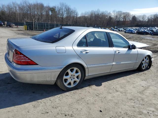 WDBNG84J53A352023 - 2003 MERCEDES-BENZ S 500 4MATIC SILVER photo 3