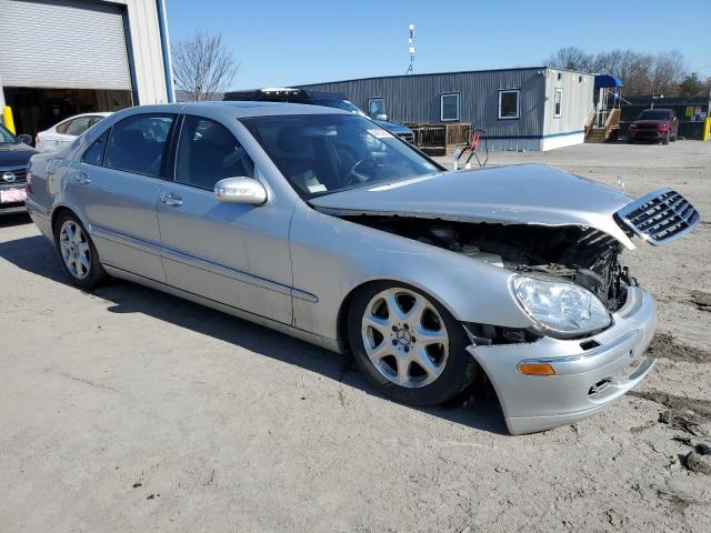 WDBNG84J53A352023 - 2003 MERCEDES-BENZ S 500 4MATIC SILVER photo 4
