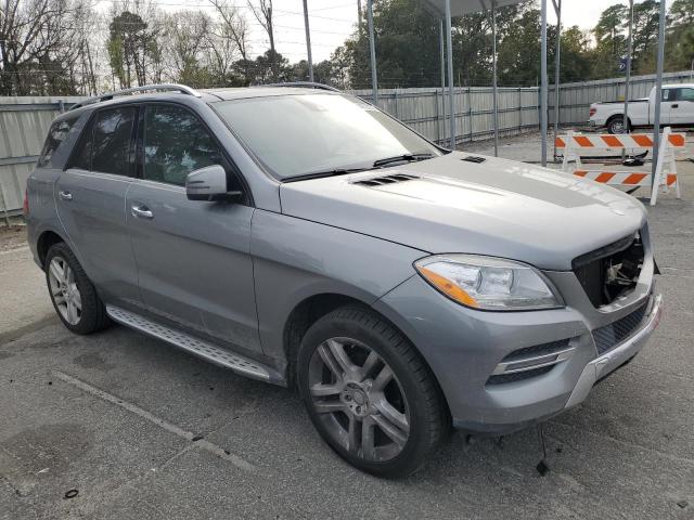 4JGDA5HB4EA420620 - 2014 MERCEDES-BENZ ML 350 4MATIC SILVER photo 4