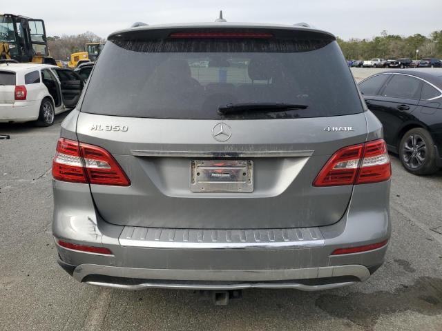 4JGDA5HB4EA420620 - 2014 MERCEDES-BENZ ML 350 4MATIC SILVER photo 6