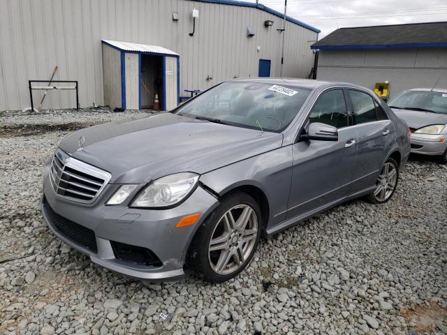 WDDHF7CB3AA048326 - 2010 MERCEDES-BENZ E 550 SILVER photo 2