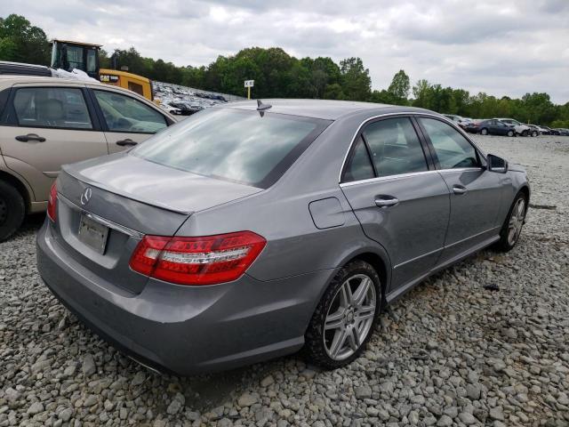 WDDHF7CB3AA048326 - 2010 MERCEDES-BENZ E 550 SILVER photo 4