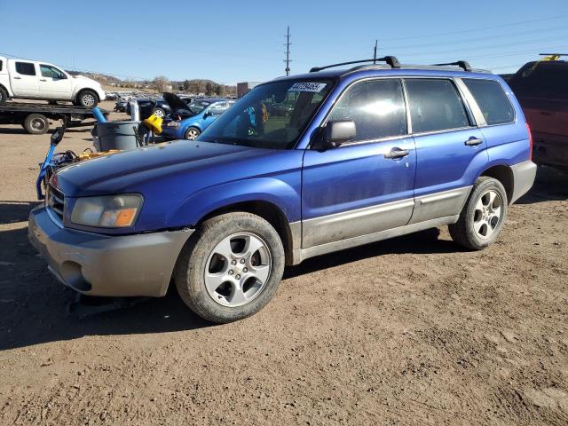 JF1SG65684H766673 - 2004 SUBARU FORESTER 2.5XS Bleu photo 1