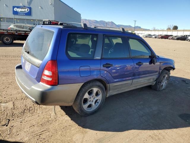 JF1SG65684H766673 - 2004 SUBARU FORESTER 2.5XS Bleu photo 3