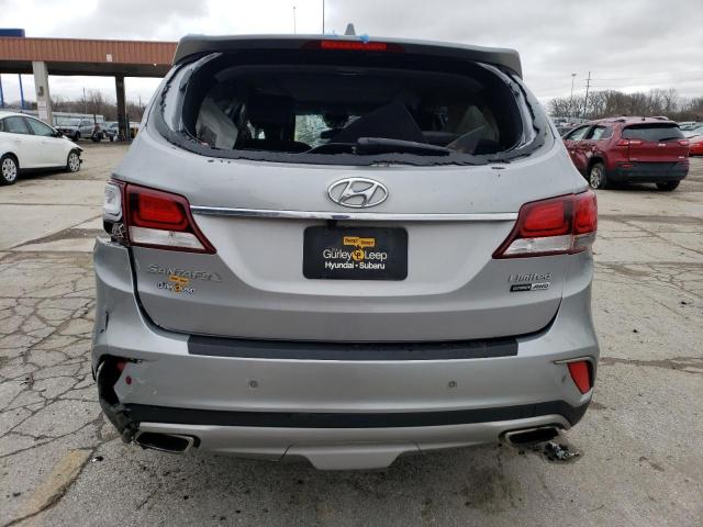 KM8SRDHF5HU234309 - 2017 HYUNDAI SANTA FE SE ULTIMATE SILVER photo 6