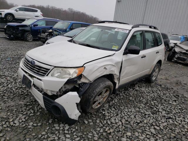 JF2SH6BC1AG912514 - 2010 SUBARU FORESTER XS WHITE photo 1