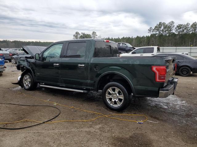 1FTEW1CG5GKE27241 - 2016 FORD F150 SUPERCREW GREEN photo 2