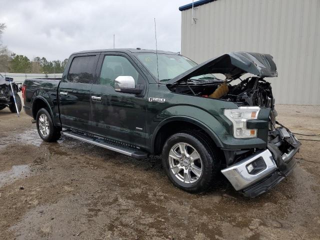 1FTEW1CG5GKE27241 - 2016 FORD F150 SUPERCREW GREEN photo 4