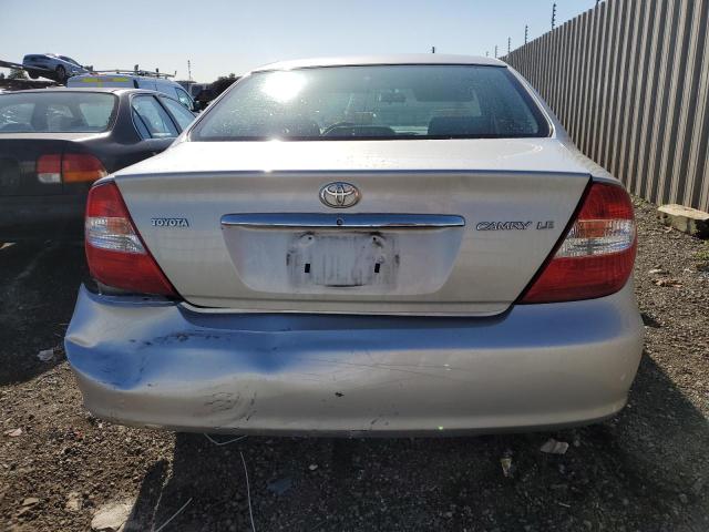 4T1BE32K84U325192 - 2004 TOYOTA CAMRY LE SILVER photo 6