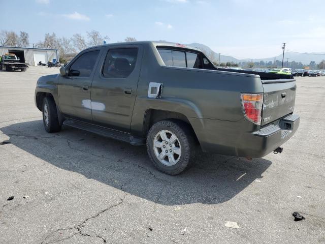 2HJYK16536H530615 - 2006 HONDA RIDGELINE RTL GREEN photo 2