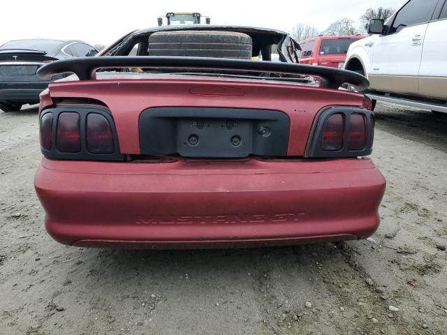 1FAFP42X7WF130490 - 1998 FORD MUSTANG GT BURGUNDY photo 6