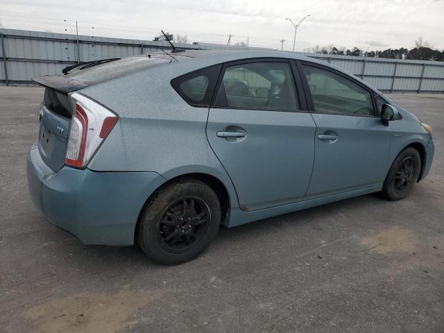 JTDKN3DU6D1622093 - 2013 TOYOTA PRIUS GREEN photo 3